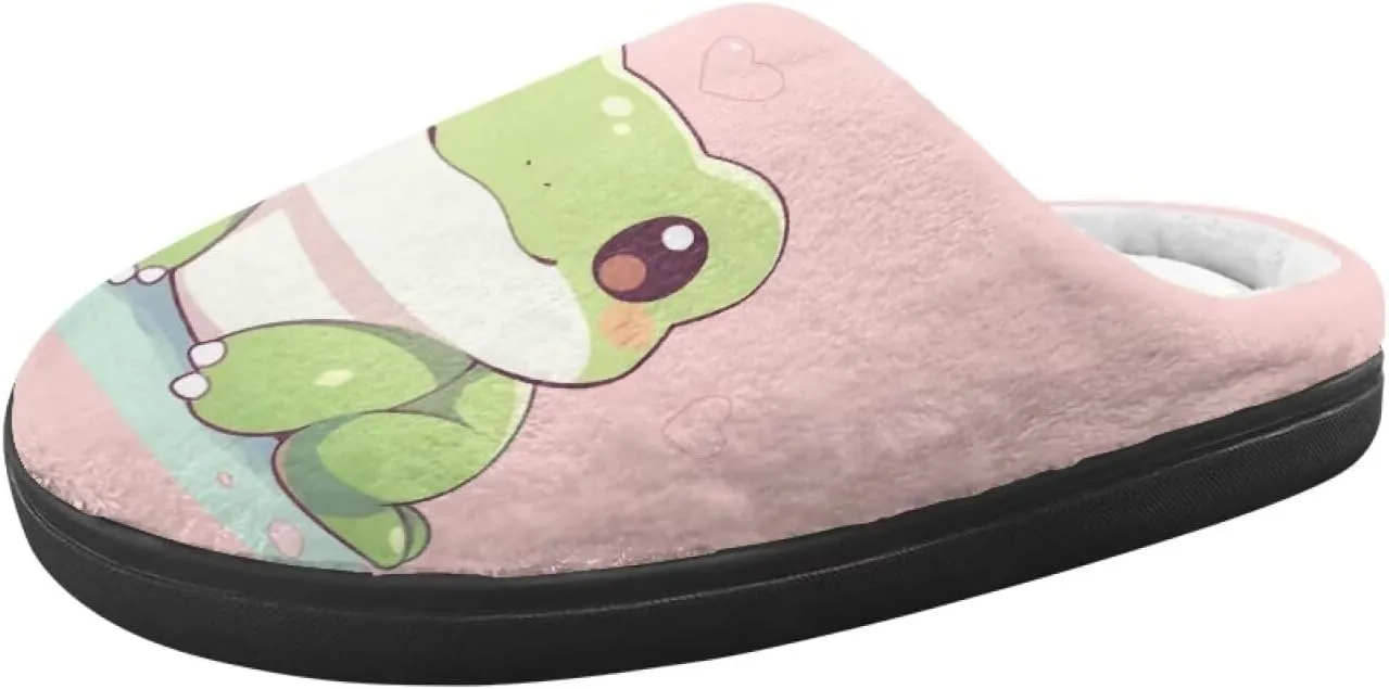 Flashideas Toddler Slippers Kids Fur Lined Warm Slip On Home Slippers Soft Plush Slippers
