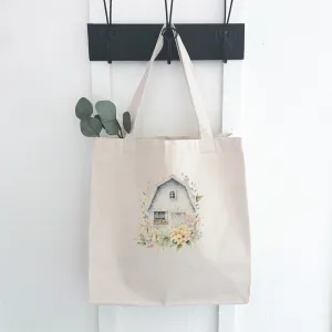 Floral Barn - Canvas Tote Bag