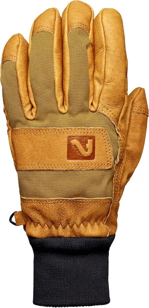 Flylow Magarac Synthetic Insulated Waterproof Ski and Snowboard 5-Finger Glove - Natural/Rye - Small