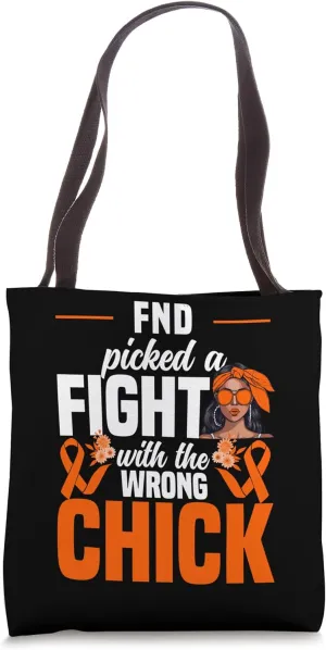 FND Awareness Women Girls Functional Neurologic Disorder Tote Bag