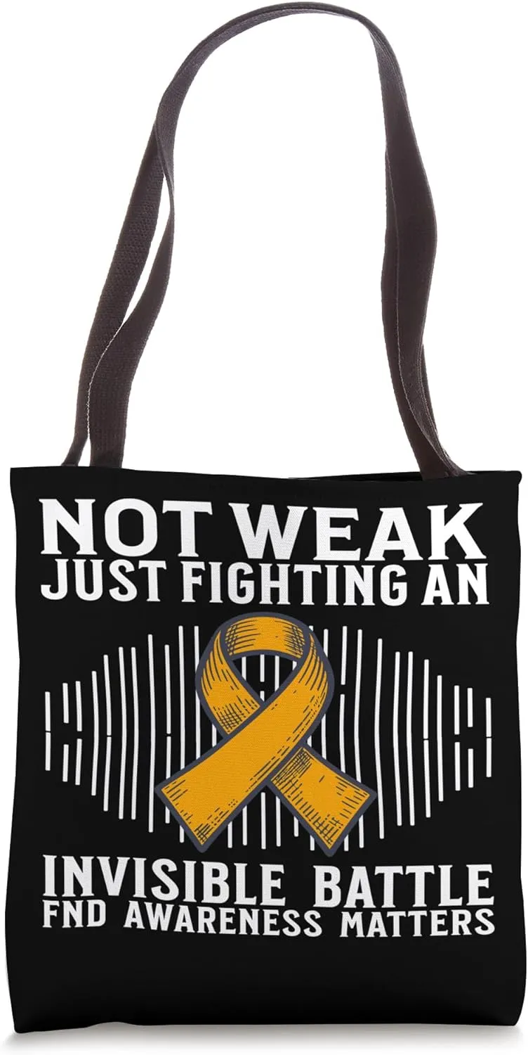 FND Warrior Functional Neurological Disorder Awareness Tote Bag