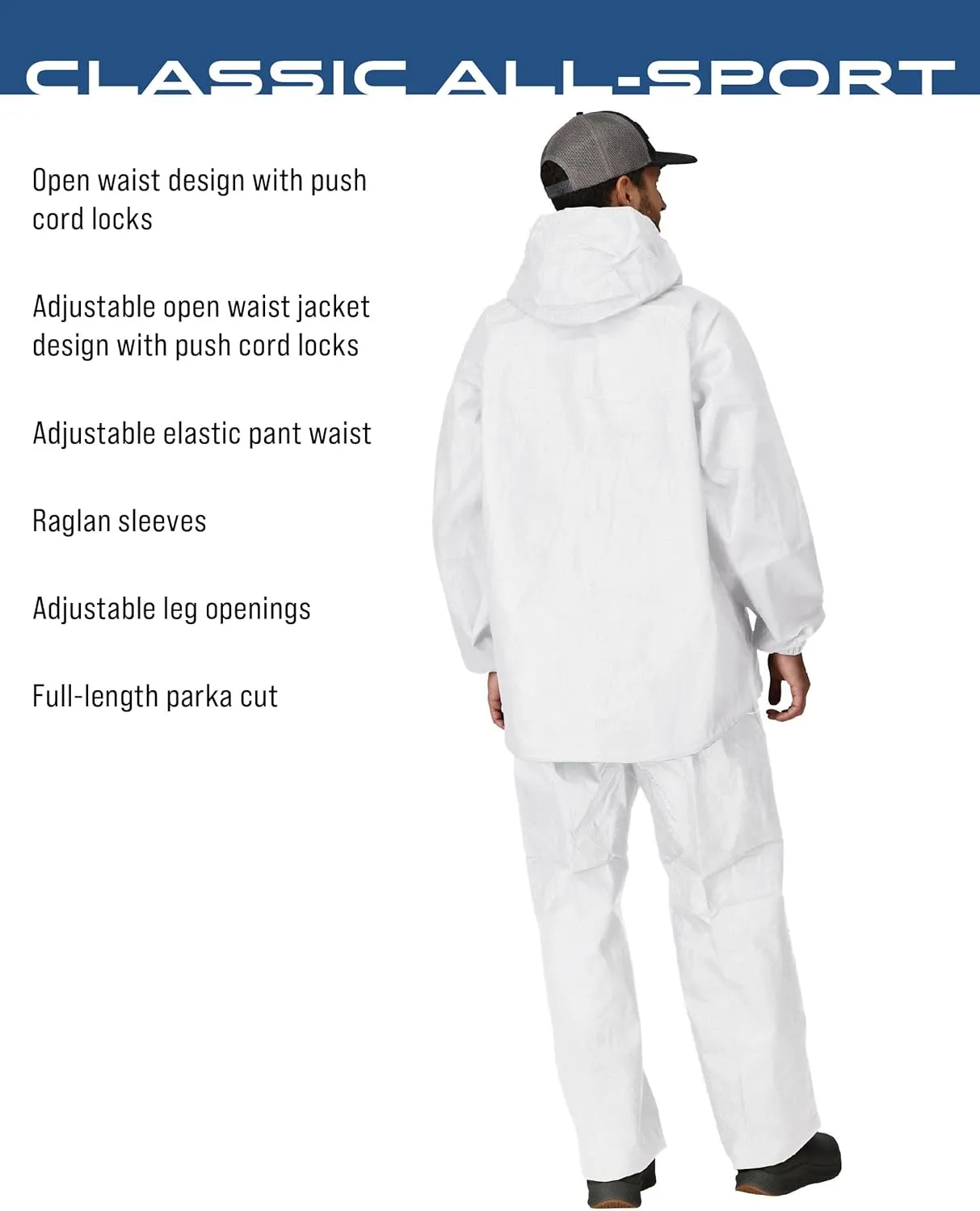 FROGG TOGGS Men's Classic All-Sport 3-Layer Waterproof Breathable Rain Suit