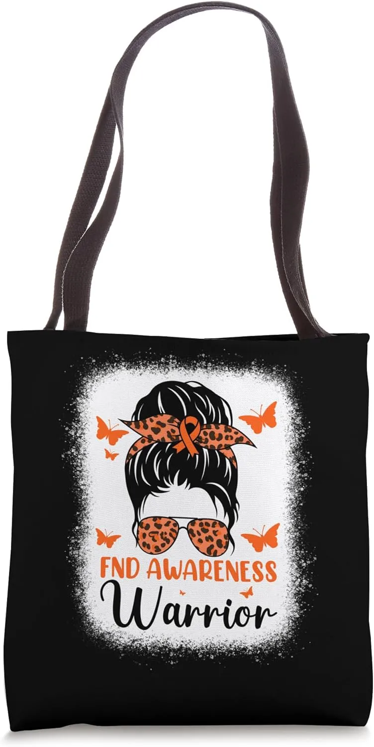 Functional Neurological Disorder Awareness Day Messy Bun Tote Bag