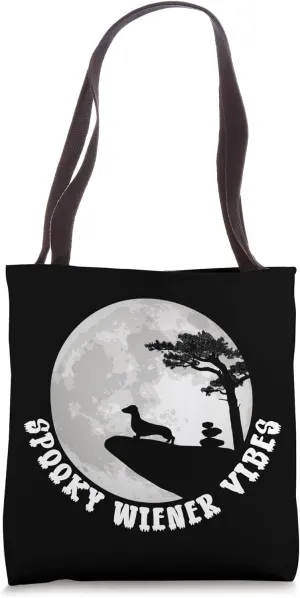 Funny Wiener Dog Doxie - Dackel & Halloween Dachshund Tote Bag