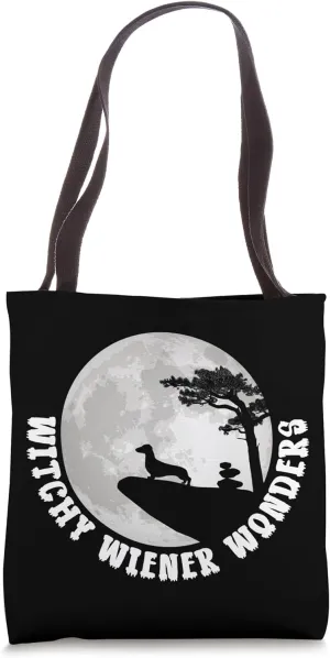 Funny Wiener Dog Doxie - Dackel & Halloween Dachshund Tote Bag