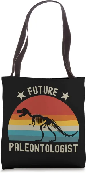 Future Paleontologist Dinosaur Skeleton Paleontology Tote Bag