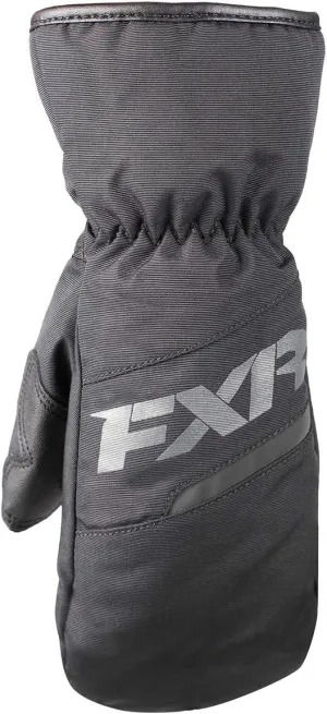 FXR Youth Octane Mitt (Black - Medium)