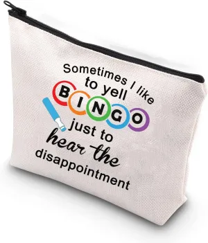 Game Gambler Gift Game Cosmetic Makeup Bag Sometimes I Like To Yell Game Zipper Pouch Toiletry Bag