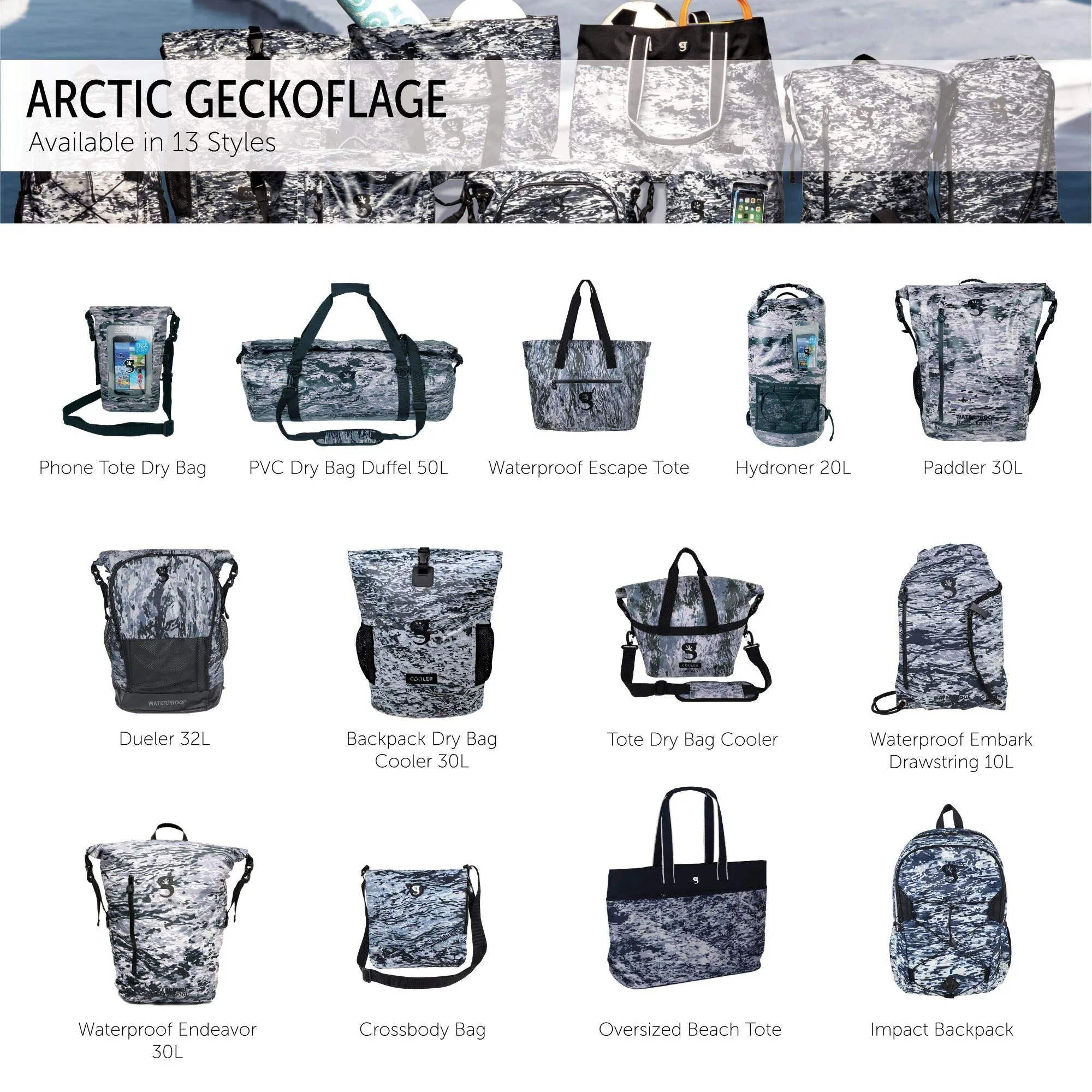 Geckobrands Waterproof Phone Tote