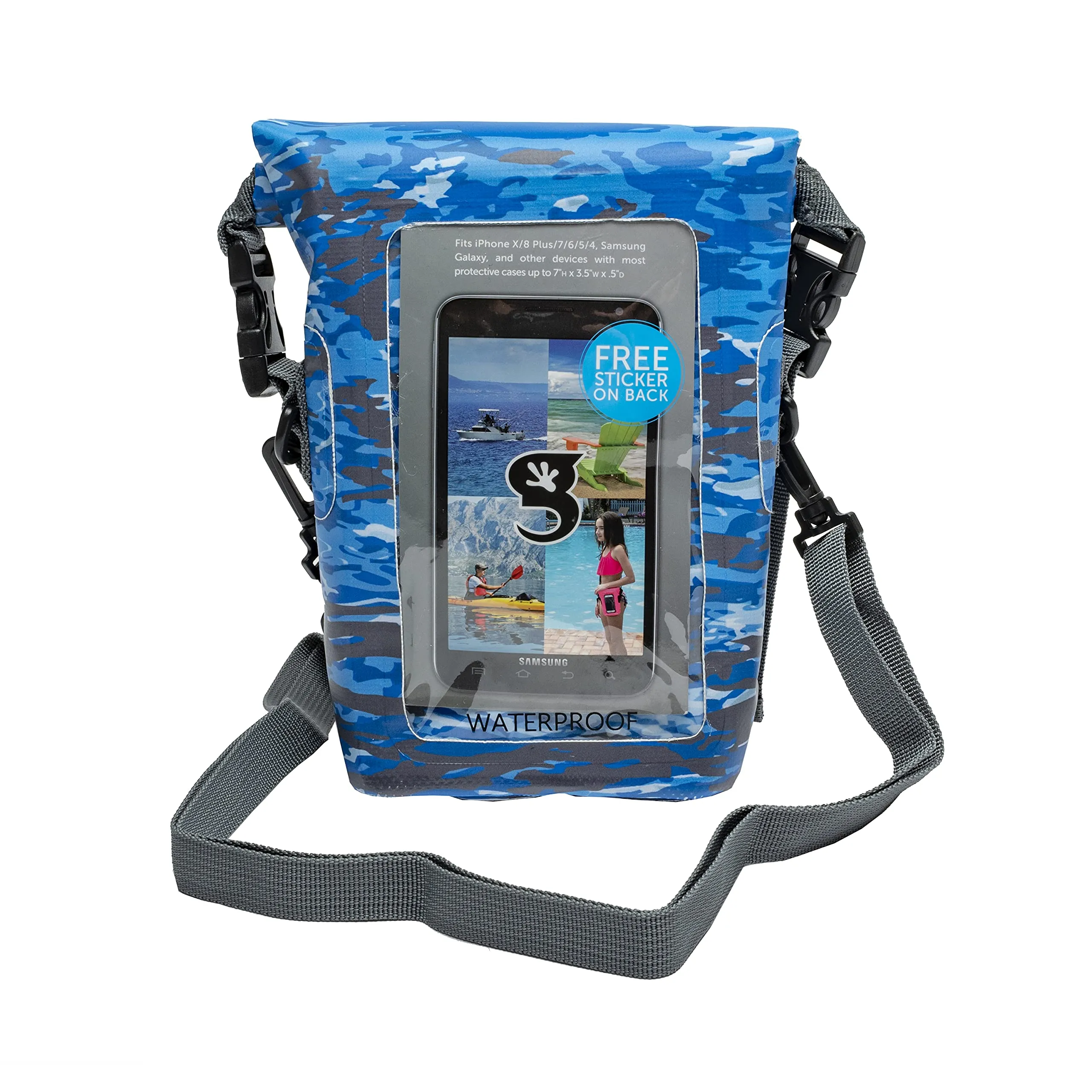 Geckobrands Waterproof Phone Tote