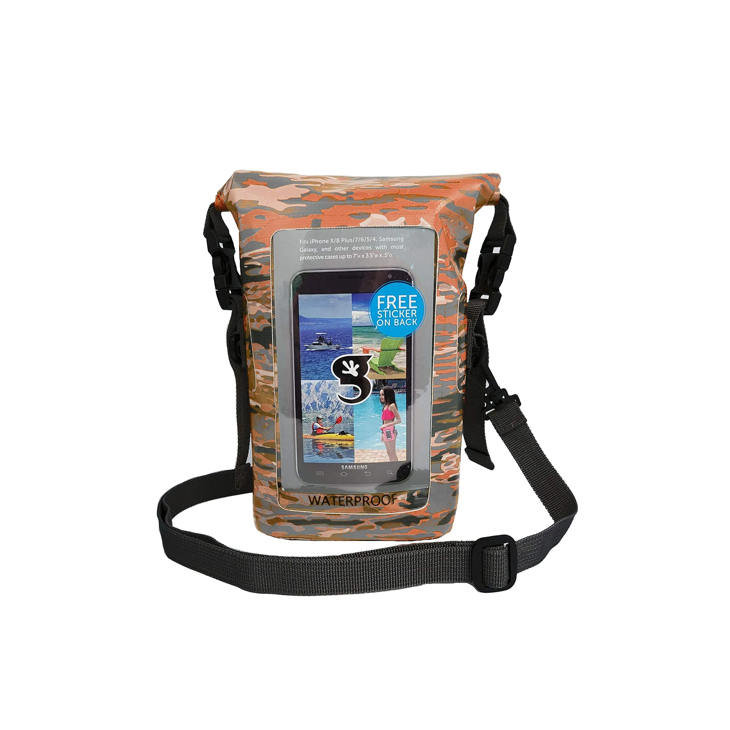 Geckobrands Waterproof Phone Tote