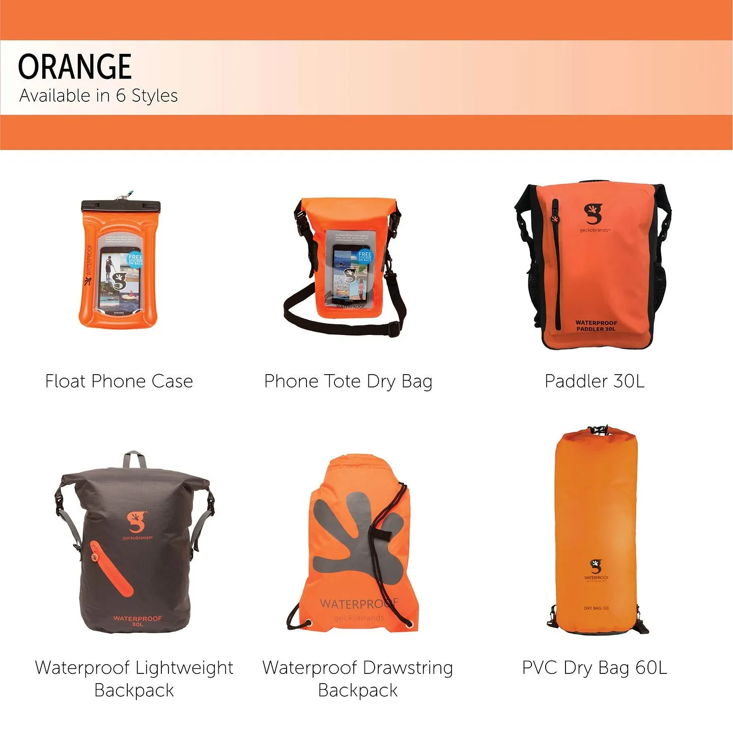Geckobrands Waterproof Phone Tote