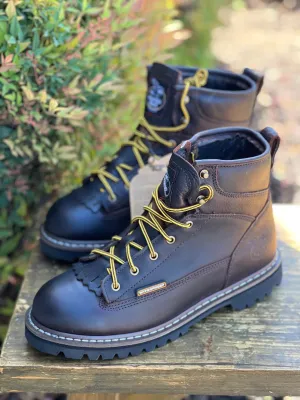 GEORGIA MEN'S 6" LACE TO TOE SOFT TOE BOOT 12W