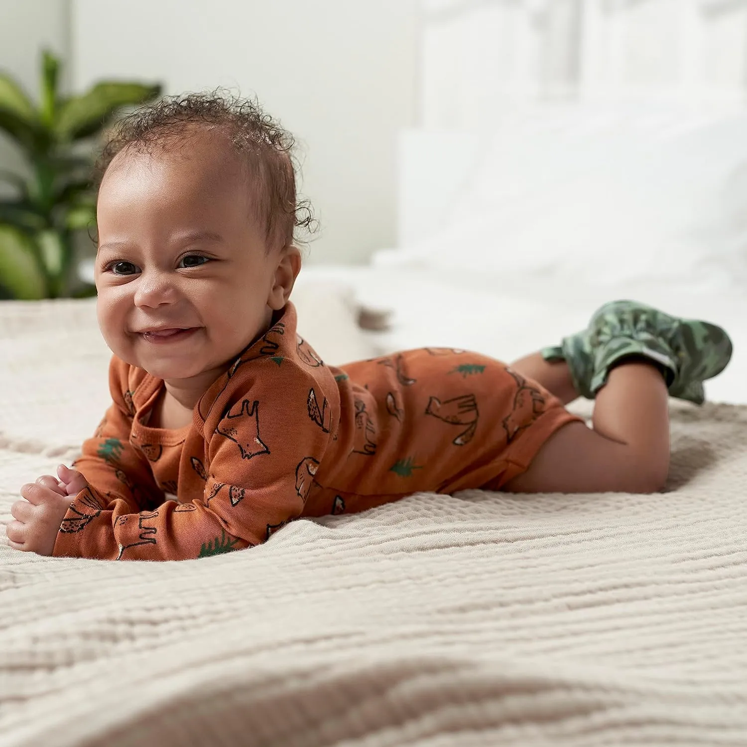 Gerber Baby Boys' 6-Pack Long-Sleeve Onesies Bodysuit
