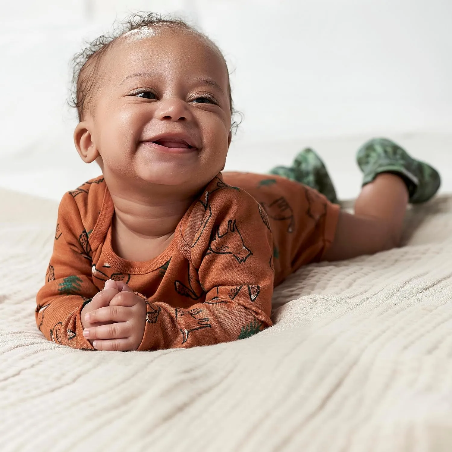 Gerber Baby Boys' 6-Pack Long-Sleeve Onesies Bodysuit