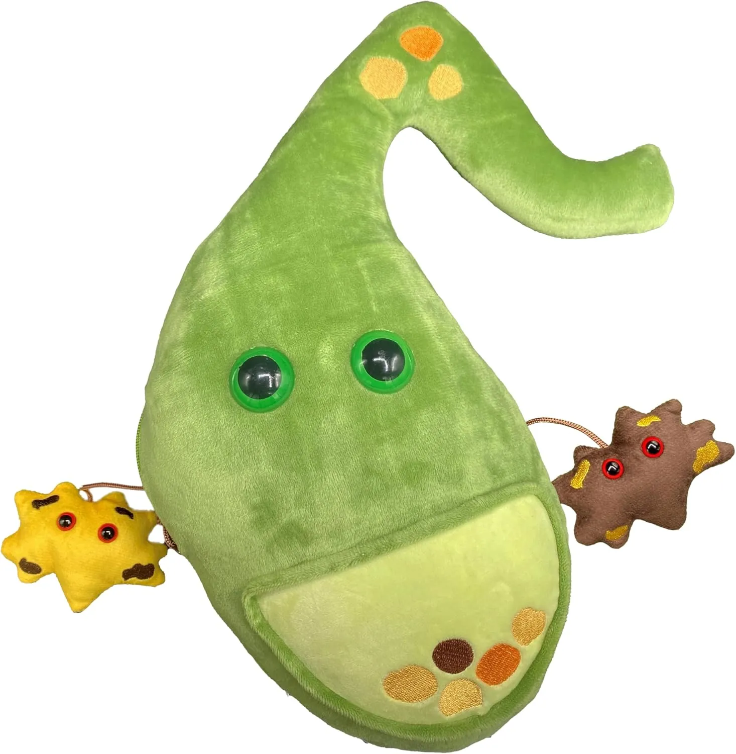 GIANTmicrobes Deluxe 14" Gallbladder Plush with Gallstones, Biology Stuffed Animal, Gallbladder Surgery Recovery Gifts, Gastroenterology Gifts, Get Well Gift, After Surgery Must Haves