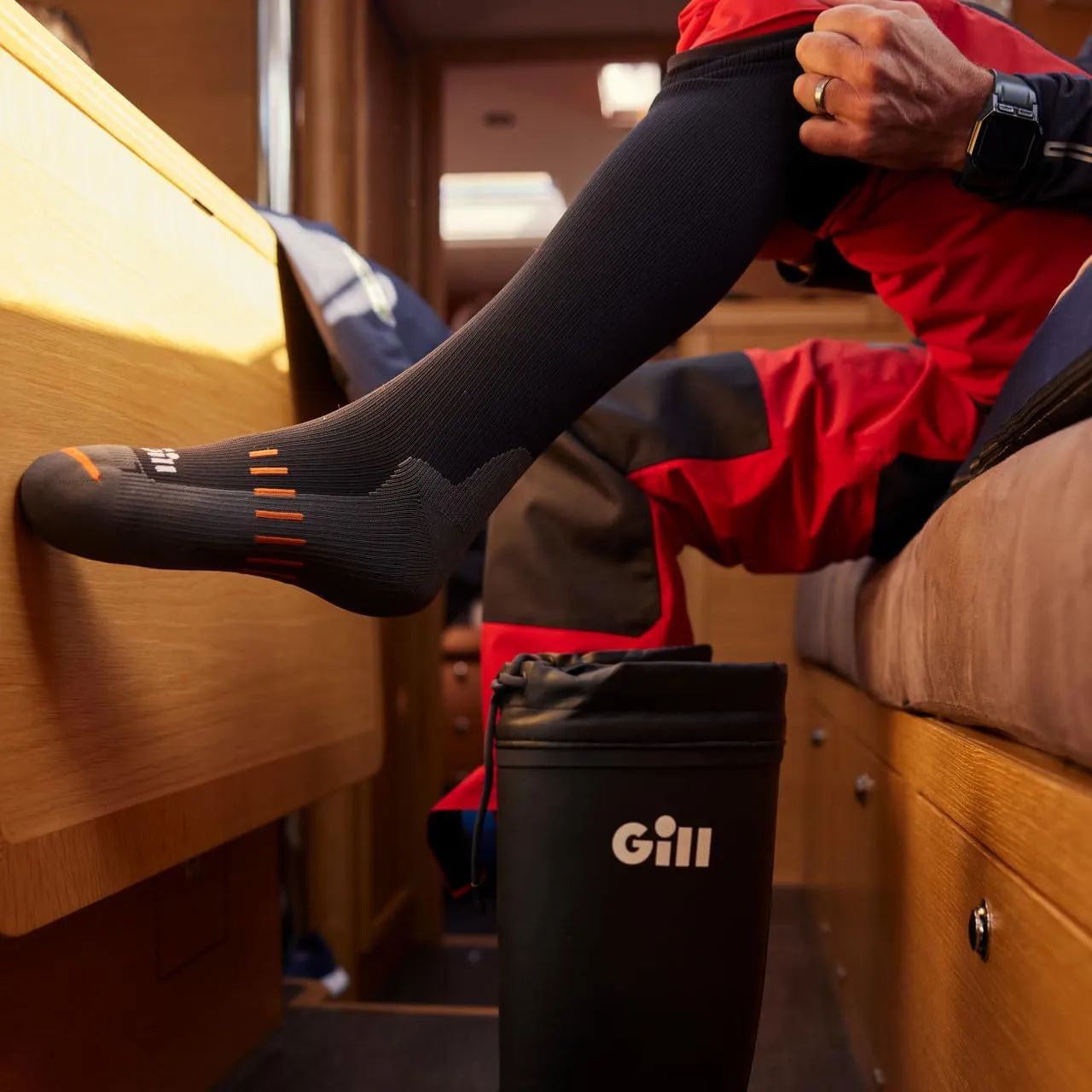 Gill Waterproof Boot Socks - Thermal & Breathable - Longer Length for use in Boots