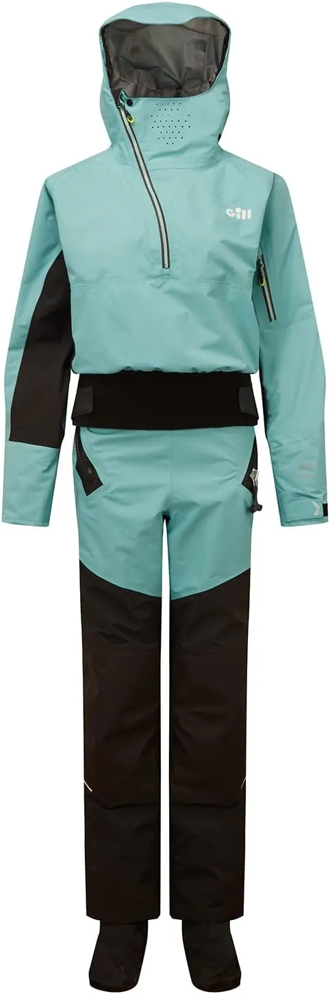 Gill Womens Verso Drysuit - Fully Taped & Waterproof for Watersports Dinghy, Sailing, Kayaking, Canoeing, SUP, Paddleboard
