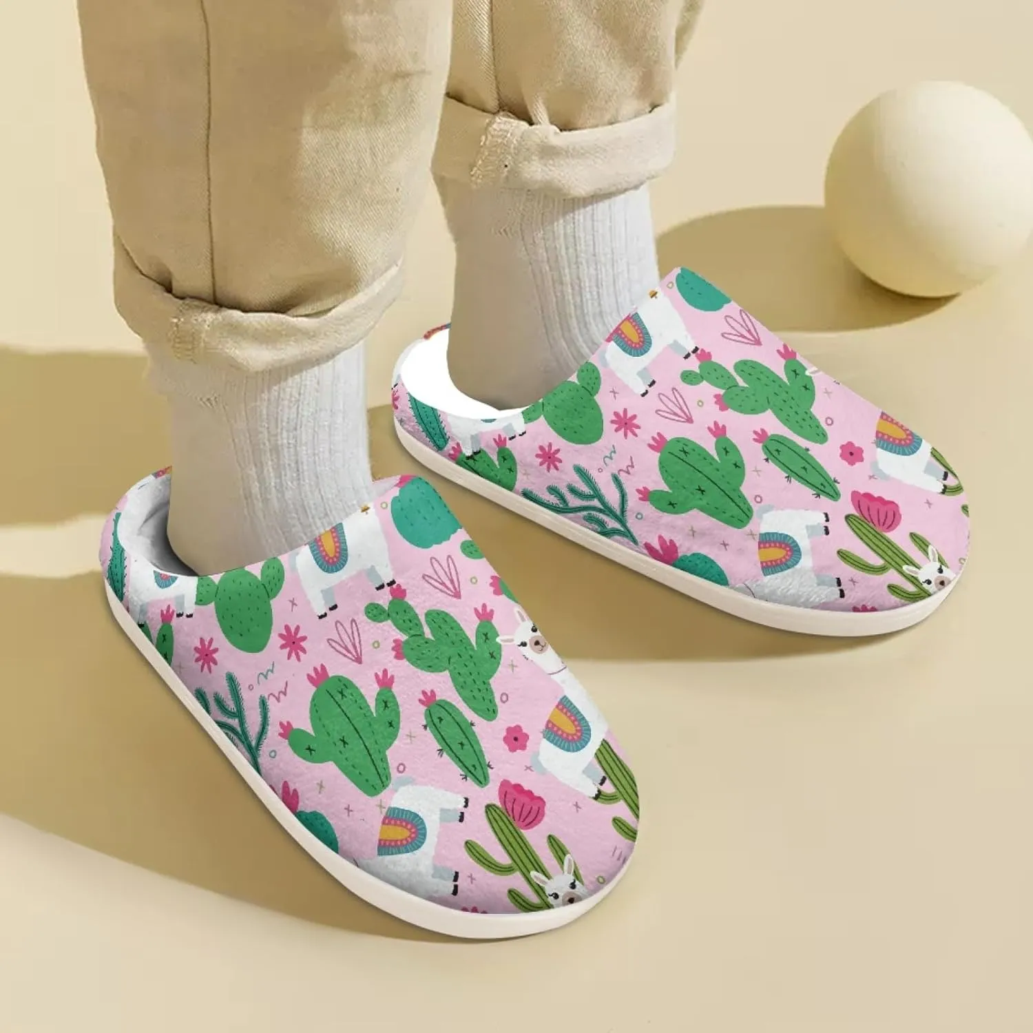 Girls Slippers Memory Foam Toddler Kids Plush Fleece Lined House Shoes Winter Fall