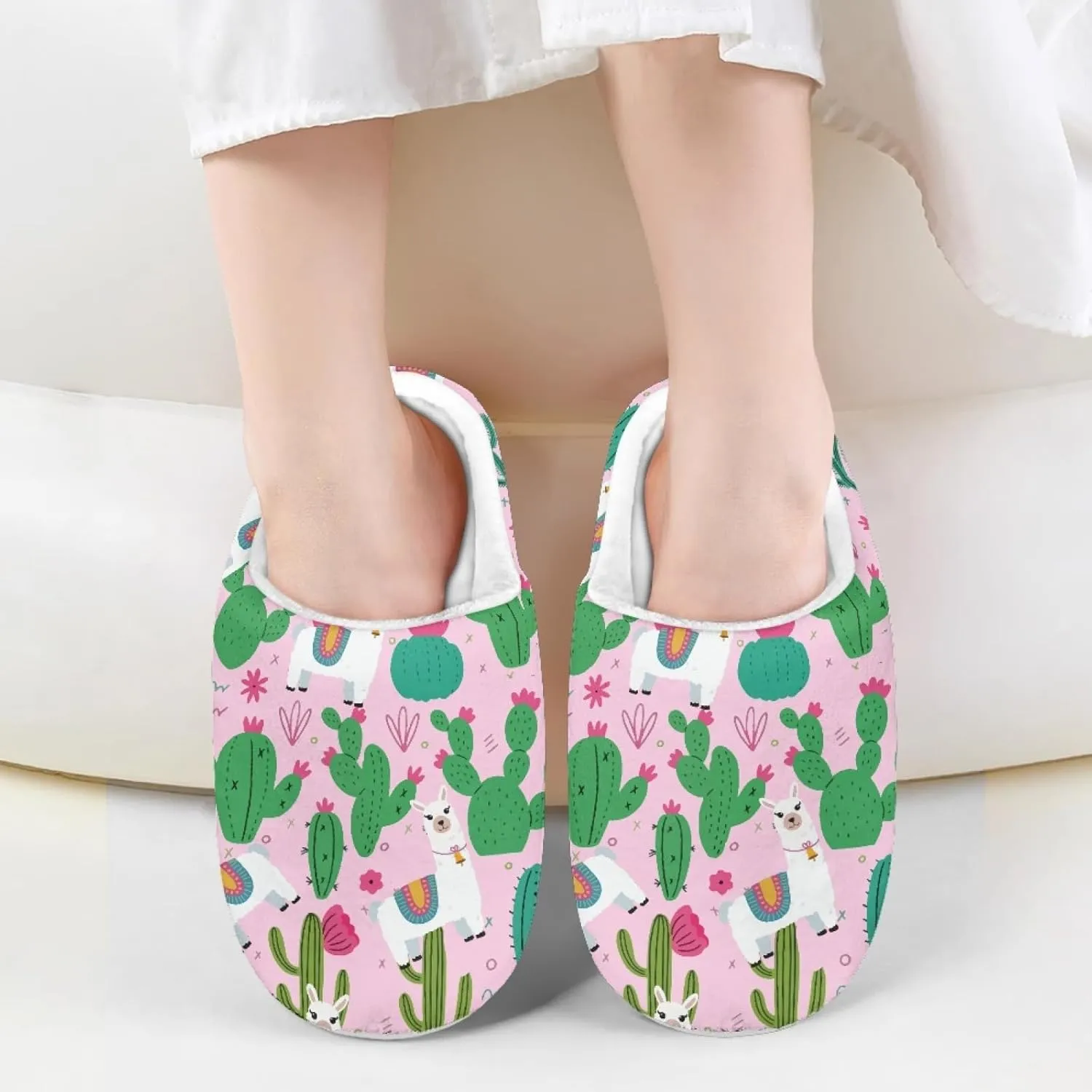 Girls Slippers Memory Foam Toddler Kids Plush Fleece Lined House Shoes Winter Fall