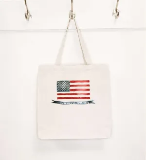 God Bless America Flag - Canvas Tote Bag