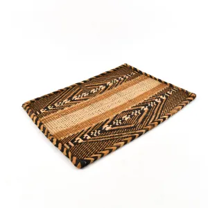 Gokwe Rectangular Mat Basket Zimbabwe 17 inch