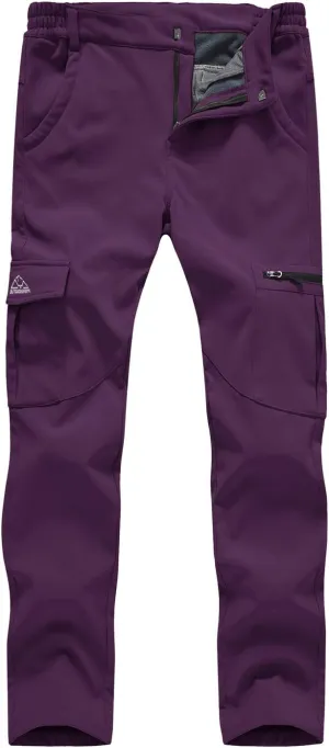 Gopune Women's Waterproof Windproof Outdoor Hiking Snow Ski Insulated Pants