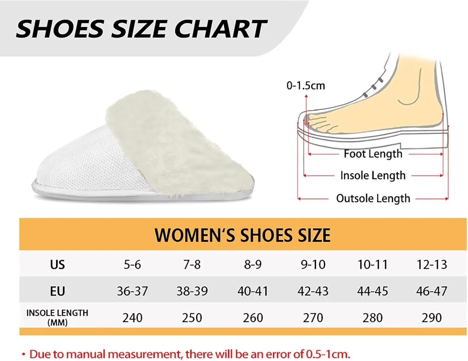 GOSTONG Women's House Slippers Slip on Fuzzy Slippers with Faux Furry Lining Non Slip Indoor Outdoor Warm Fluffy Slippers Size 5-13