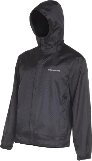 Grundéns Men’s Weather Watch Sport Fishing Jacket - Waterproof, Heavy Duty Rain Gear, Breathable, Packable Raincoat With Hood, Black, Medium