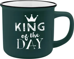 Gruss und Co Becher mit Motivdruck King, New Bone China Porzellan, 35 cl Mug, Porcelain