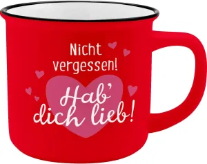 Gruss und Co Kaffeetasse HDL, New Bone China Porzellan, 35 cl Mug, Porcelain