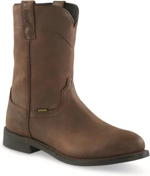 Guide Gear Men's 10" Western Wellington 2.0 Waterproof Boots; Cowboy Rodeo Work Boots Leather Waterproof Footwear