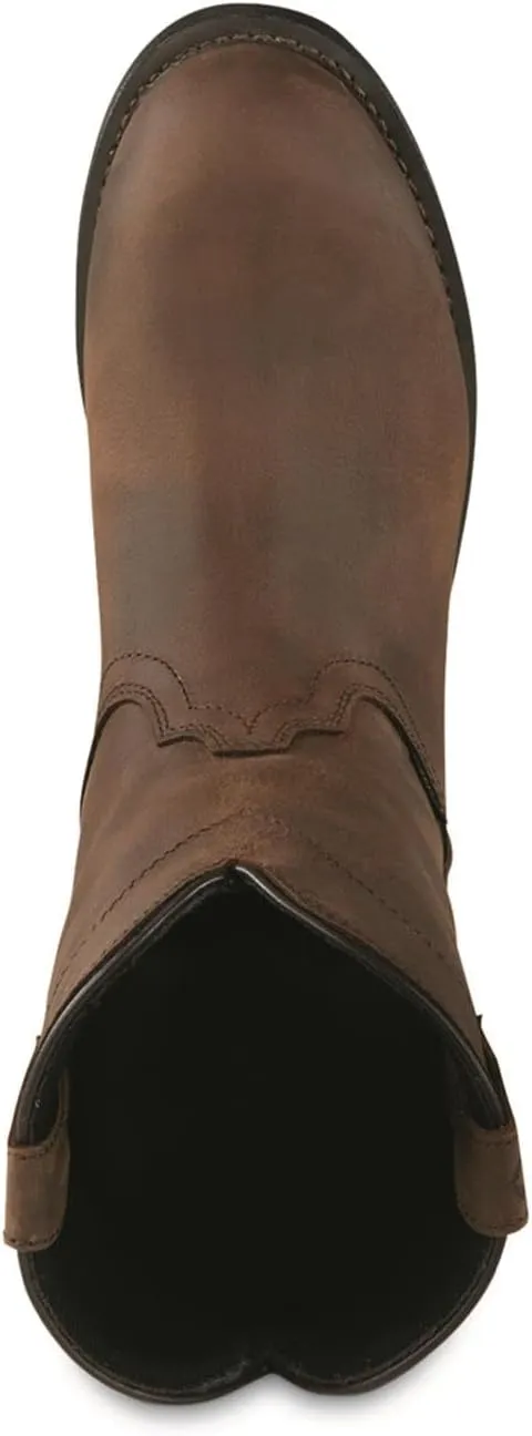 Guide Gear Men's 10" Western Wellington 2.0 Waterproof Boots; Cowboy Rodeo Work Boots Leather Waterproof Footwear