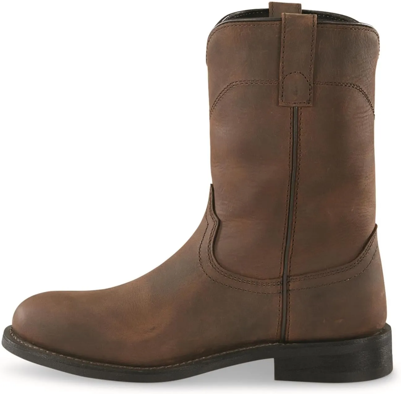Guide Gear Men's 10" Western Wellington 2.0 Waterproof Boots; Cowboy Rodeo Work Boots Leather Waterproof Footwear