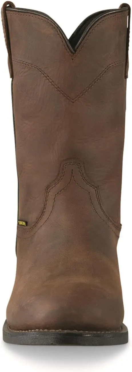 Guide Gear Men's 10" Western Wellington 2.0 Waterproof Boots; Cowboy Rodeo Work Boots Leather Waterproof Footwear