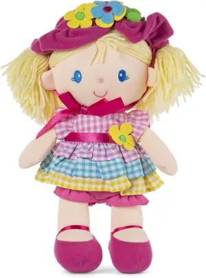 GUND April Springtime Dolly 13 Inch Plush Doll with Removable Bonnet and Dress