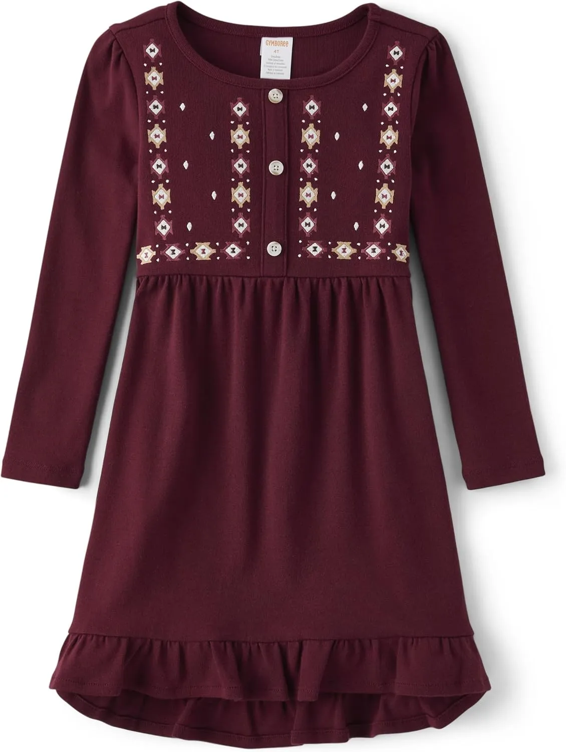 Gymboree Girls' and Toddler Long Sleeve Fit and Flare Dresses
