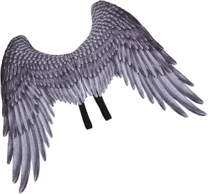 Halloween Party Wing, Convenient and Practical， Light and Comfortable, Just Using Them to Shape Your Cool Look Etc.(Black Children's Angel DS18002B)