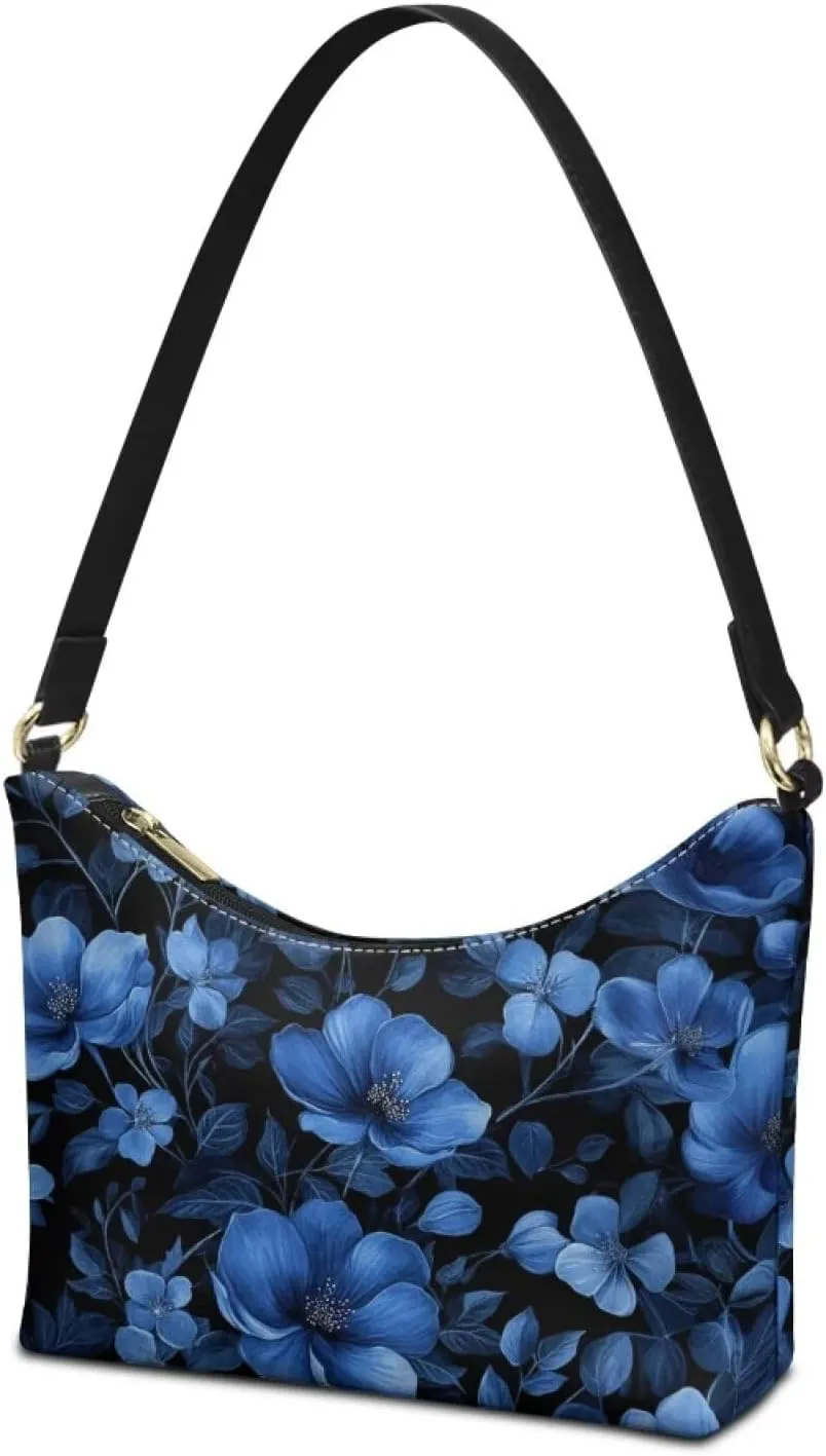 Handbag for Women Leather Underam Shoulder Bag with Zipper Fashion Work Purse Waterproof Travel Wallet