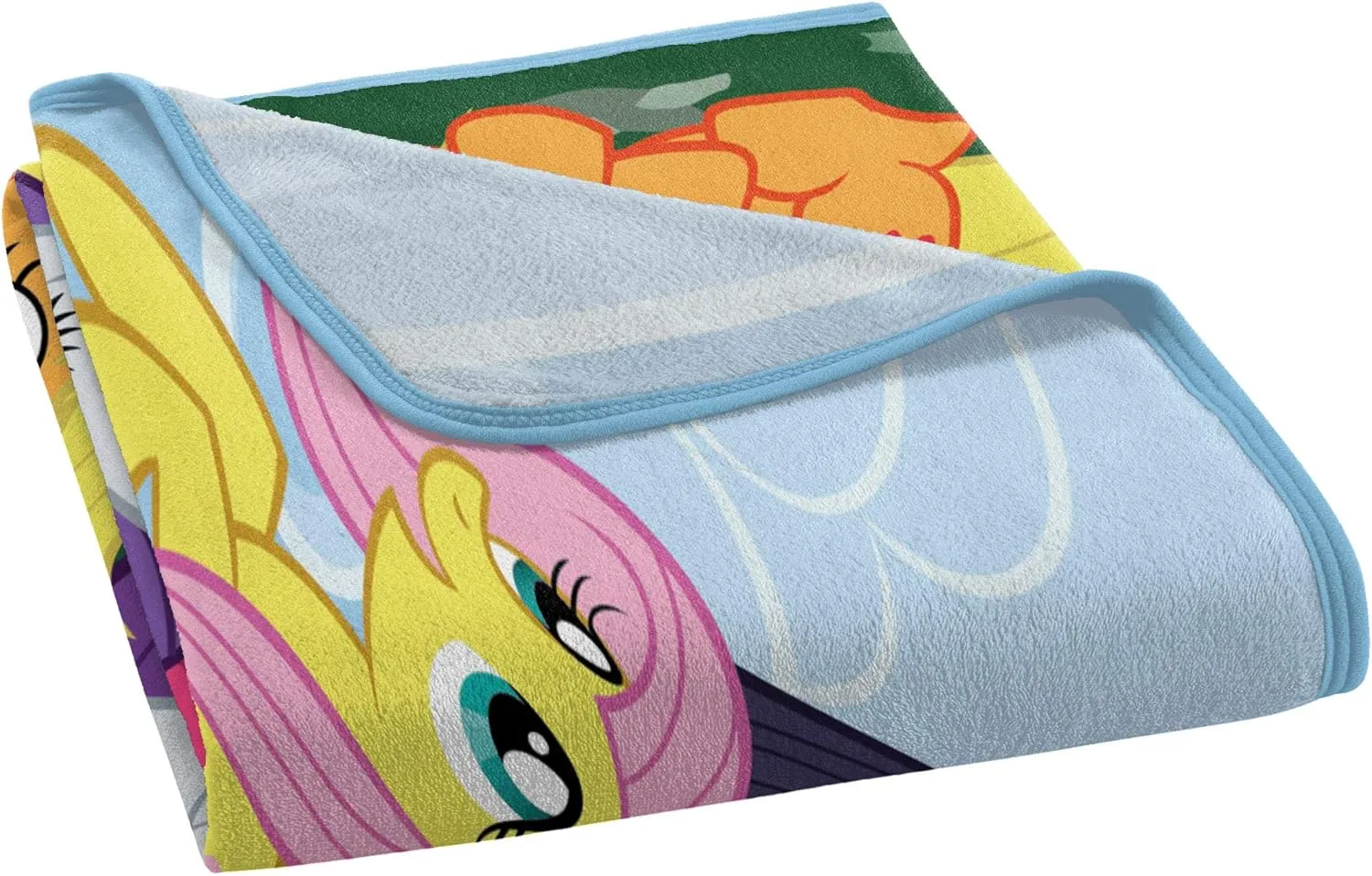 Hasbro's My Little Pony "Join The Herd" Micro Raschel Throw Blanket, 46" x 60", Multi Color