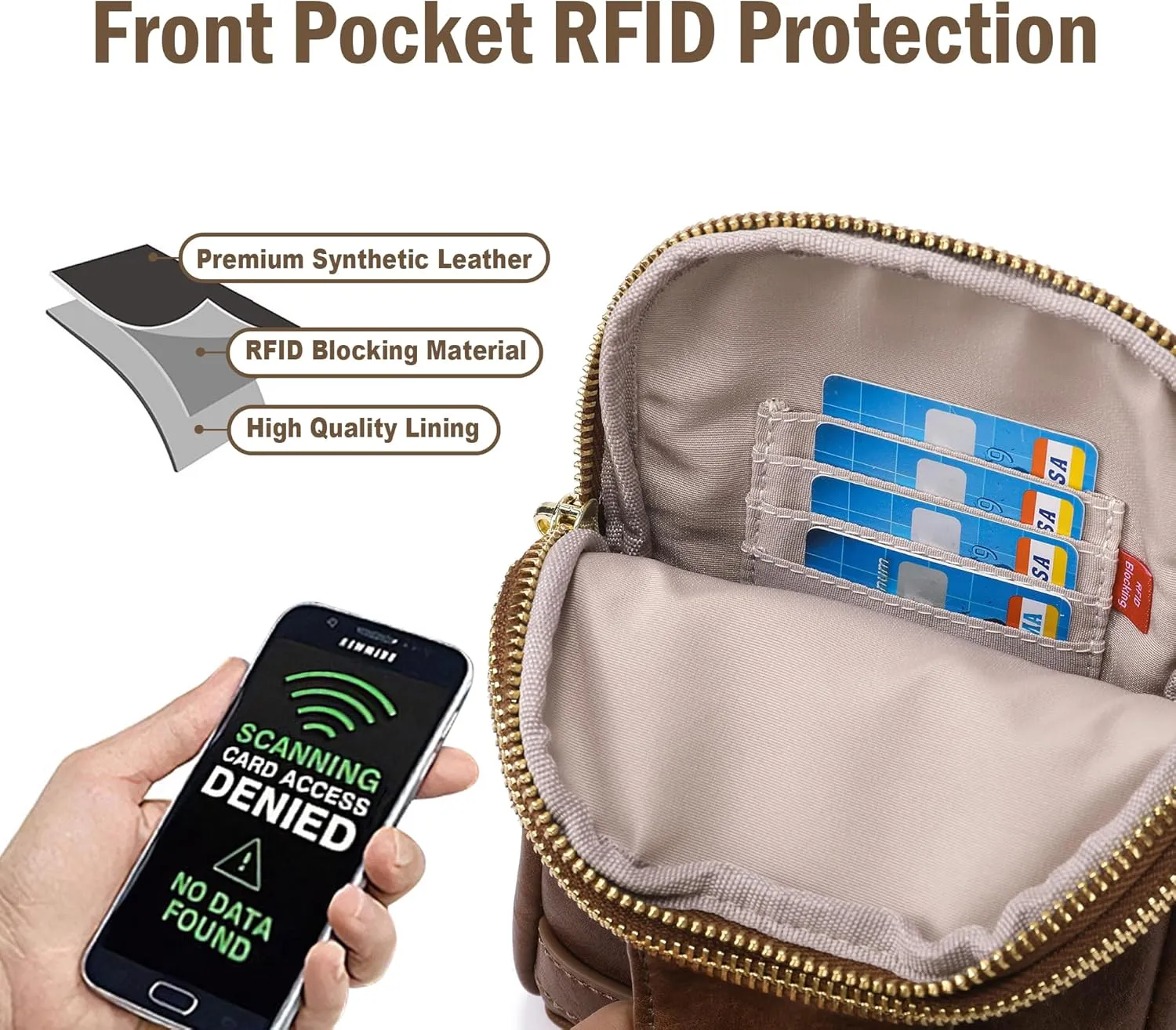 Haytijoe Small Crossbody Sling Bag for Women Travel Purses Anti Theft Cross Body Bag for Woman Fanny Packs