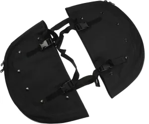 HDBUBALUS Soft Lowers Chaps Leg Warmer Bag Fit for Harley Softail Slim Fat Boy FL 1965-2017
