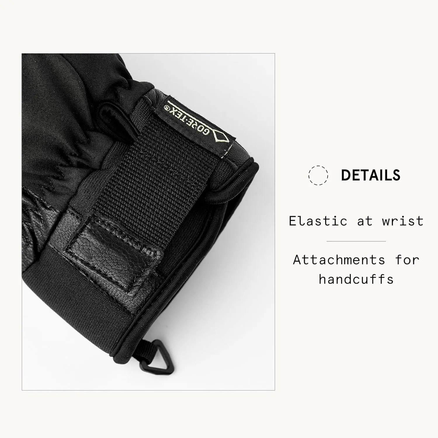 Hestra Alpine Short Gore-Tex Ski Mitt, Waterproof, Windproof Mitten for Skiing & Snowboarding