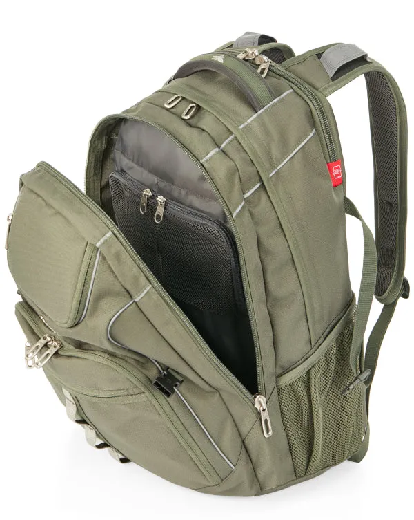 High Sierra backpack Access 3.0 ECO 17" laptop backpack 145729 KHAKI
