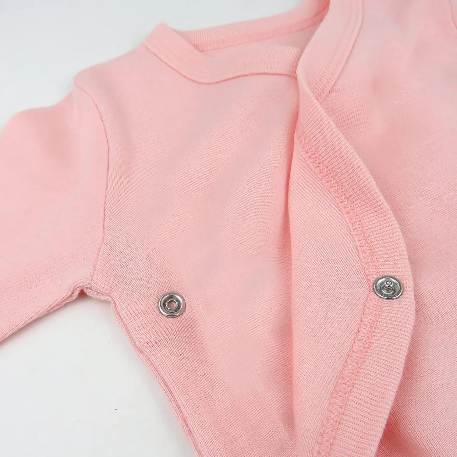 HonestBaby Baby Long Sleeve Side-Snap Organic Cotton Kimono Bodysuits (3 Pack)