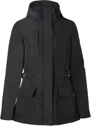 HORZE Women's Jadine Equestrian Waterproof Horse Riding Hooded Rain Jacket