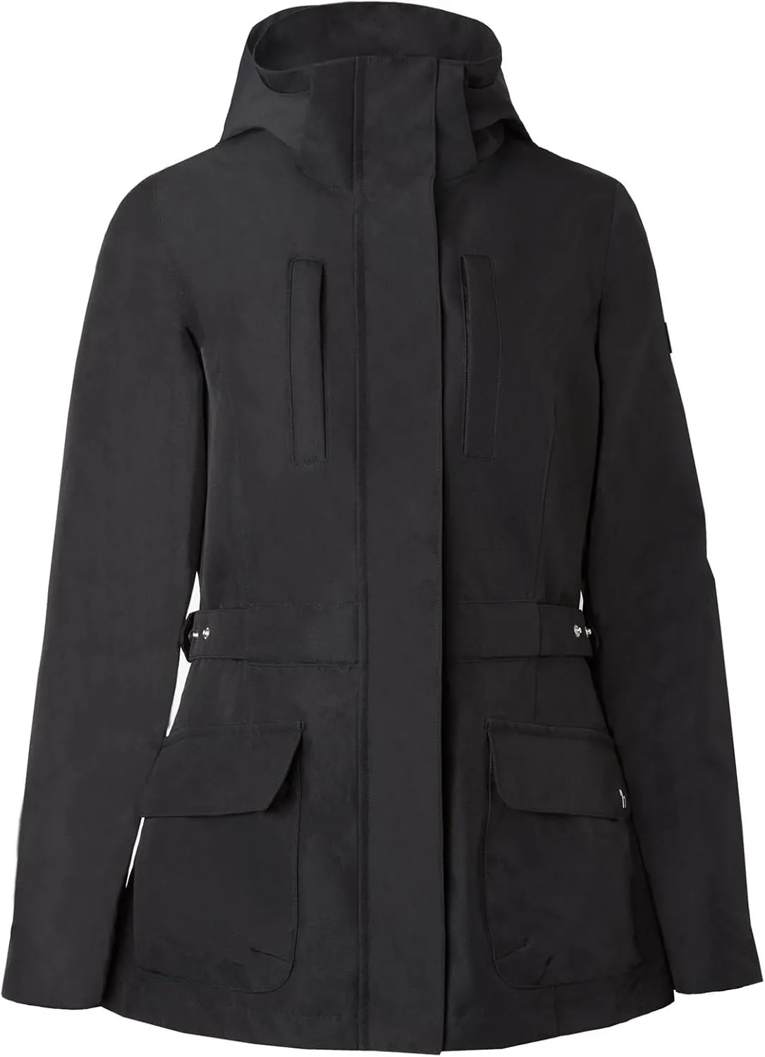 HORZE Women's Jadine Equestrian Waterproof Horse Riding Hooded Rain Jacket
