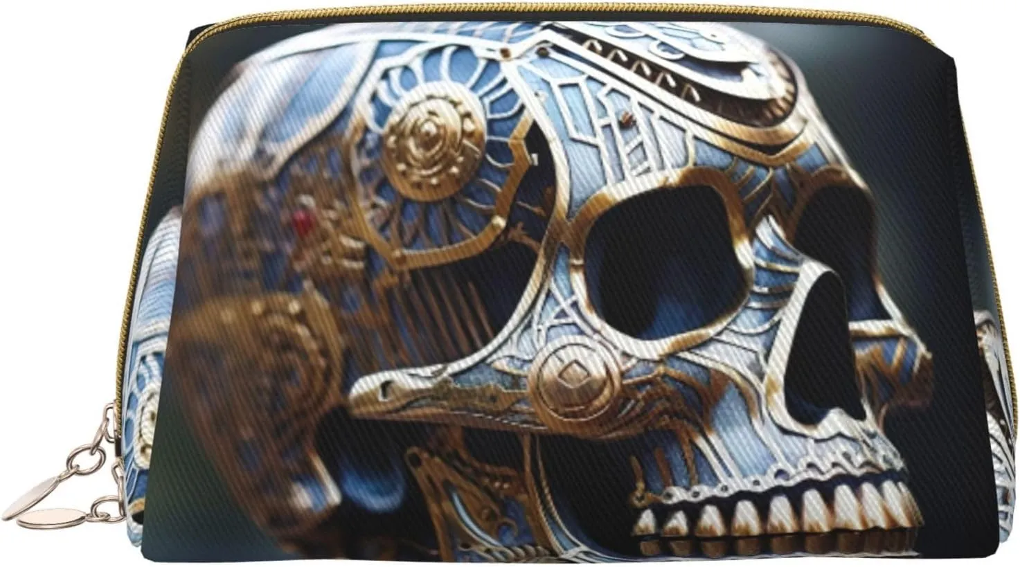 Interesting Skeleton Travel Toiletry Organizer, Portable Makeup Bag For Women