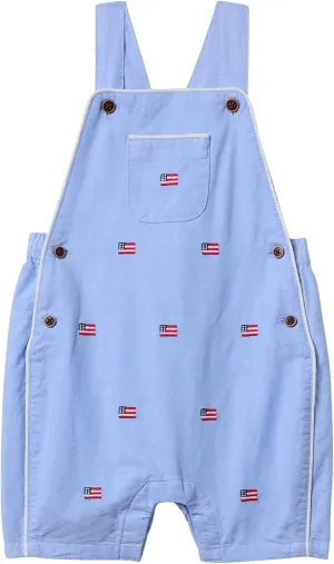Janie and Jack mens Flag Icon Overall (Infant)