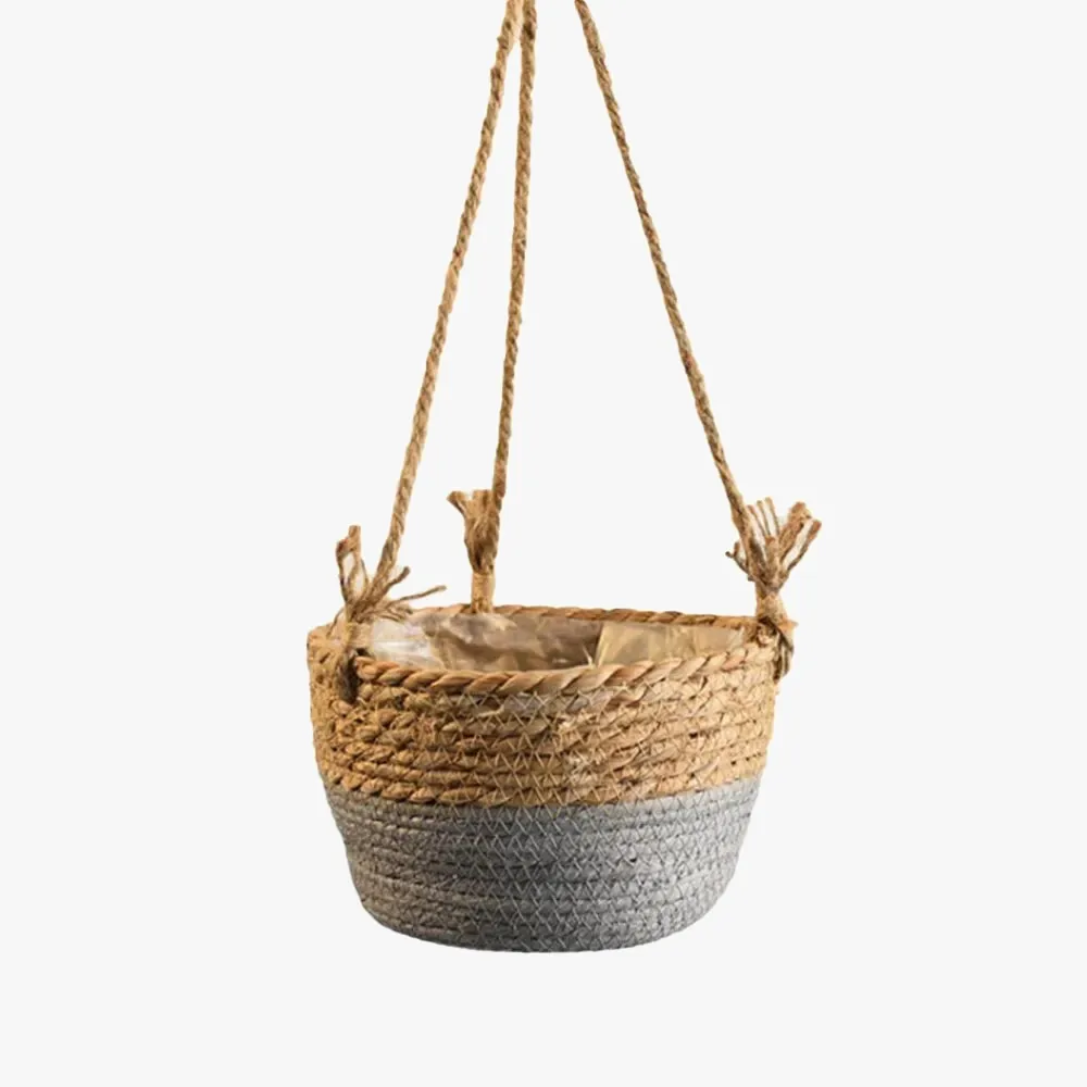 jardinière suspendue en macramé panier de rangement pour plantes d'intérieur extérieur